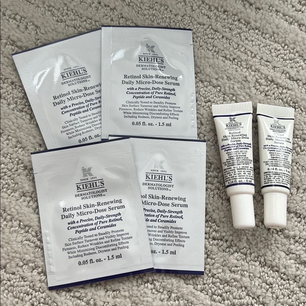 Kiehl's Retinol Skin-Renewing Daily Micro-Dose Serum -  6pc travel bundle NEW